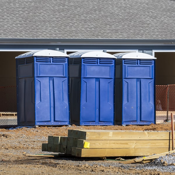 are there different sizes of portable restrooms available for rent in Evans LA